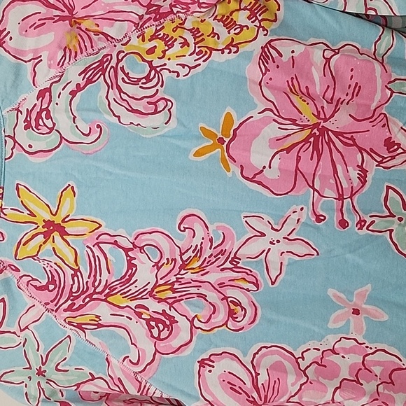 Lilly Pulitzer Tops Skipper Popover Floral Quarter-Zip Pullover Size Meduim - Picture 15 of 16